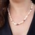 9K White Freshwater Pearl Gold Necklace (TPC)