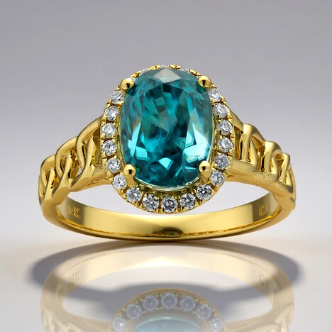 Anello in oro con Zircone Ratanakiri (CIRARI)