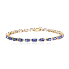 Bracelet en or et Tanzanite AAA (CIRARI)
