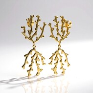 Pendientes en plata (Joias do Paraíso)