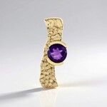 Ciondolo in argento con Ametista (MONOSONO COLLECTION)