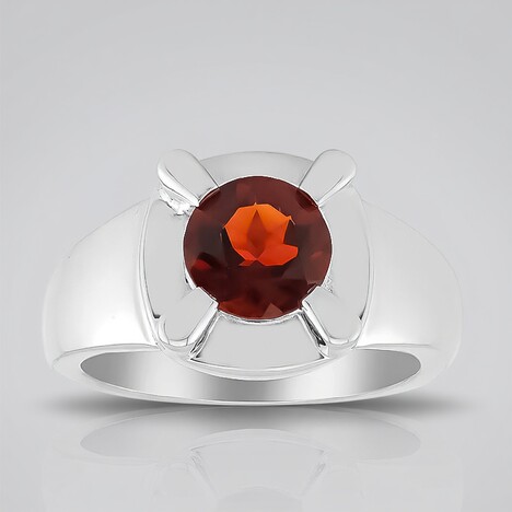 Anello in argento con Citrino Madeira (Pallanova)