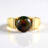 Anello in argento con Opale Mezezo (de Melo Essence)
