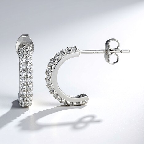 Orecchini in argento con Zircone