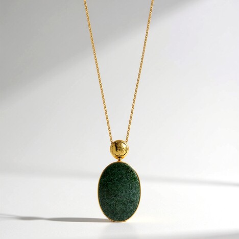 Collana in argento con Ambra Baltica (dagen)