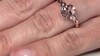 Anillo en oro con Morganita AAA