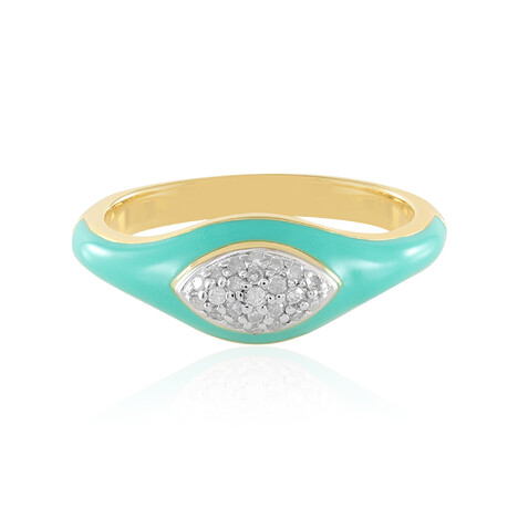 I3 (J) Diamant-Silberring