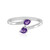 Sibirischer Amethyst-Silberring