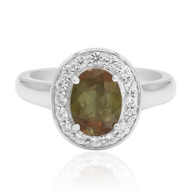 Andalusite Silver Ring