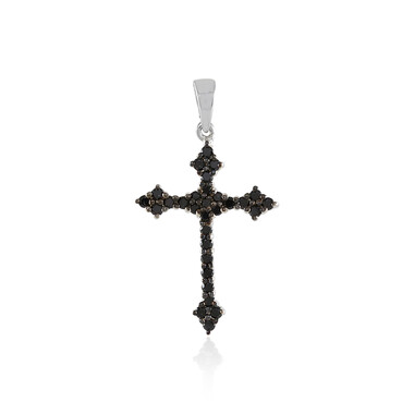Ciondolo in argento con Spinello Nero