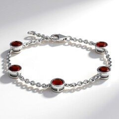 Bracciale in argento con Citrino Madeira (de Melo Essence)