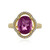 Zilveren ring met een Mexicaanse Roze Fluoriet