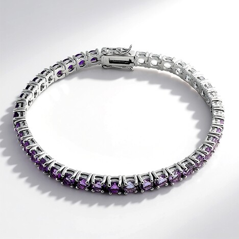 Bracciale in argento con Topazio Bianco