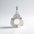 Ciondolo in argento con Opale di Welo (Granulieren)
