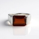 Anello in argento con Granato Essonite (de Melo Essence)