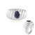 Zilveren ring met een Mezezo opaal (MONOSONO COLLECTION)