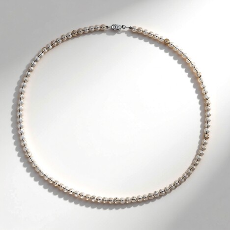 Collier en argent et Quartz blanc