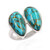 Blauer Kupfer-Türkis-Silberring (Faszination Türkis)