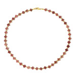 Collar en plata con Rodocrosita