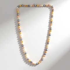 Collana in argento con Perla d'Acqua Dolce Bianca