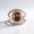 Anello in oro con Zircone Lampone (SUHANA)