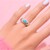 Bague en argent et Turquoise (MONOSONO COLLECTION)