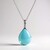 Collana in argento con Calcedonio Acqua