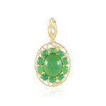 Chrysopras-Silberanhänger (Ornaments by de Melo)