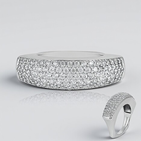 Anello in argento con Zircone (MONOSONO COLLECTION)