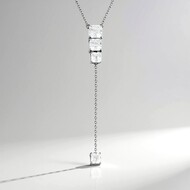 Zirkon-Silbercollier (de Melo Essence)