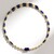 Collana rigida in acciaio con Lapislazzuli (Riya)