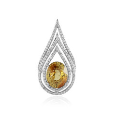 Ciondolo in oro con Zircone Giallo (de Melo)