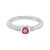 Anello in argento con Tormalina Rosa Nigeriana