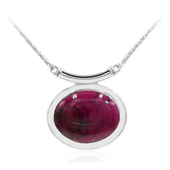 Collar en plata con Turquesa púrpura del Mohave Kingman (Jones Lee)