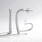 Orecchini in argento con Zircone
