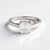Anello in argento con Petalite