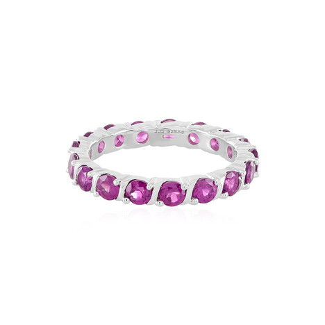 Bague en argent et Grenat Rhodolite