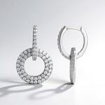 Orecchini in argento con Zircone (Adela Silber)