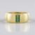 Anello in argento con Tormalina Verde di Benedito (Adela Silber)