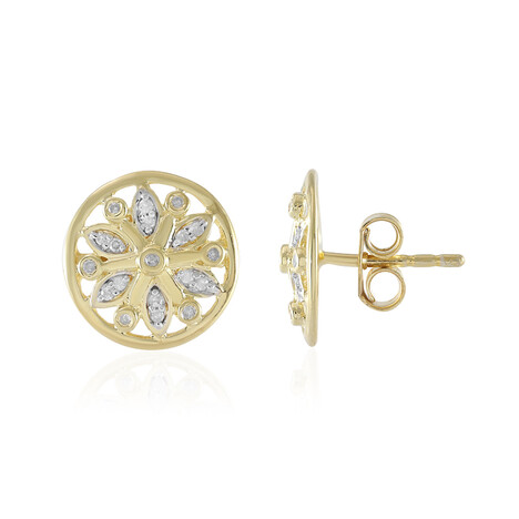 I2 (I) Diamant-Silberohrringe