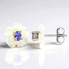 Orecchini in argento con Madreperla (Gems en Vogue)