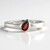 Anello in argento con Rubino Tanzania