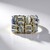 Anello in argento con Labradorite Blu Maniry (KM by Juwelo)