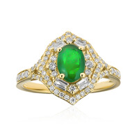 Anello in oro con Smeraldo Zambia AAA (CIRARI)