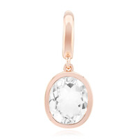 Weißer Quarz-Silberanhänger (TPC)