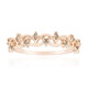 Gouden ring met SI1 Argyle Rose De France Diamanten (Annette)