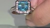 Anillo en plata con Topacio de Marambaia