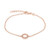 VS1 Argyle-Rose de France-Brillant-Silberarmband (Annette)
