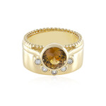 9K Unheated Yellow Tanzanite Gold Ring (Adela Gold)