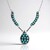 Collana in argento con Turchese Kingman Mohave Blu (Jones Lee)